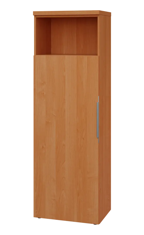 SIN 5 - 6DN kancelářská skříň, 1-dveřová/nika, levá, 1820x600x400, olše jantar